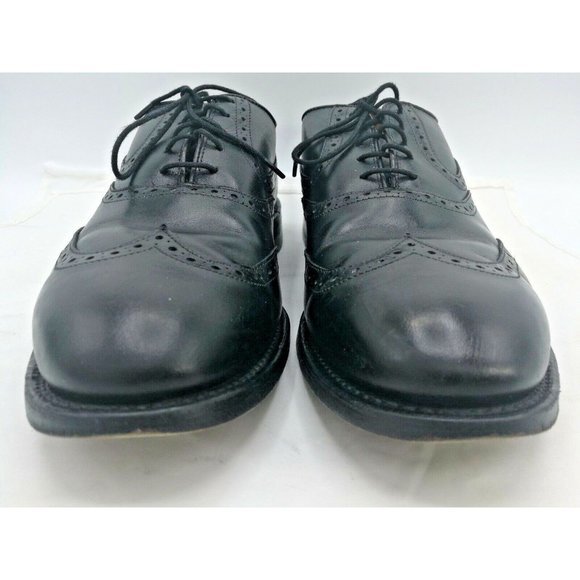 Allen Edmonds‎ Birmingham Black Leather Wingtip Brogue Oxford Shoes Men size 9 D